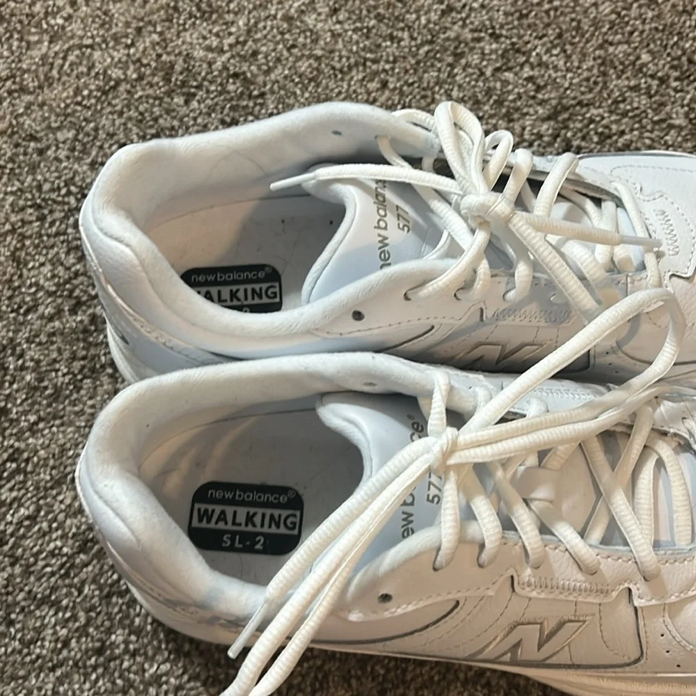 Unisex New Balance 577 White Sneakers